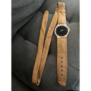 True Vintage MCM Mid Century Modern Silk Necktie Wristwatch design Rare 1960’s